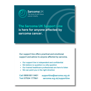 Support line business cards